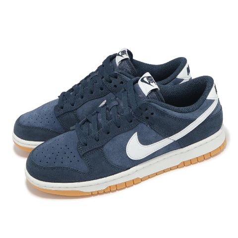 NIKE 耐吉 休閒鞋 Dunk Low Retro SE 男鞋 藍 白 膠底 麂皮 低筒 HQ1931-400