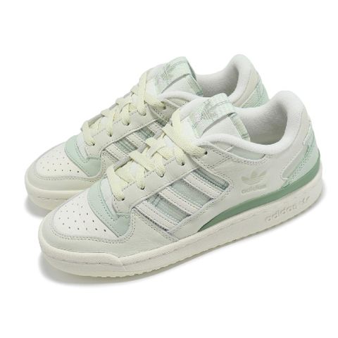 adidas 愛迪達 休閒鞋 Forum Low CL 男鞋 女鞋 綠 白 皮革 復古 情侶鞋 愛迪達 JH9597
