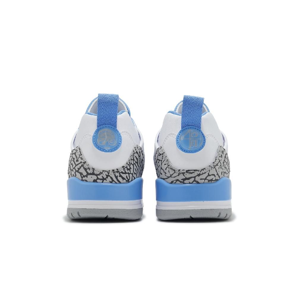 NIKE 耐吉 休閒鞋 Jordan Spizike Low 男鞋 UNC 白 北卡藍 爆裂紋 喬丹 FQ1759-141