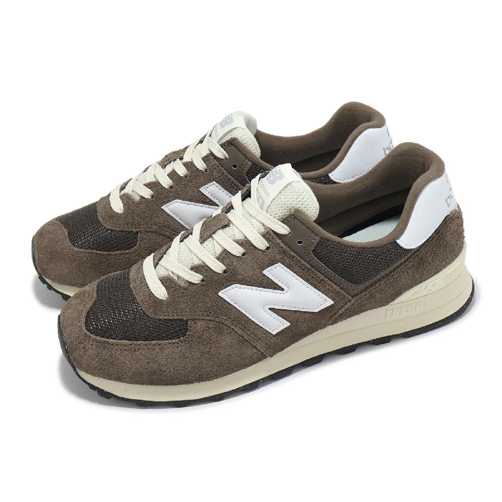 NEW BALANCE 休閒鞋 574 男鞋 女鞋 深草菇 兔毛灰 棕 麂皮 經典 緩衝 情侶鞋 NB U574RBI-D