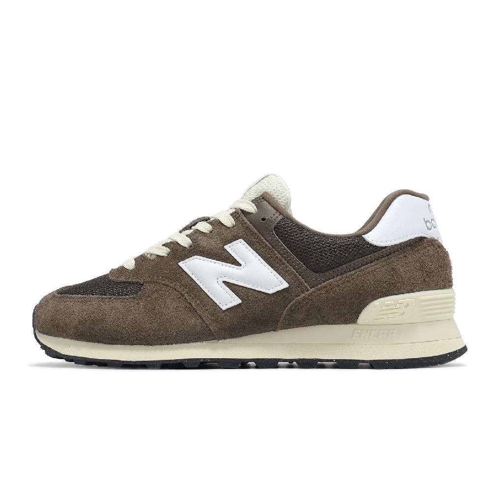 NEW BALANCE 休閒鞋 574 男鞋 女鞋 深草菇 兔毛灰 棕 麂皮 經典 緩衝 情侶鞋 NB U574RBI-D