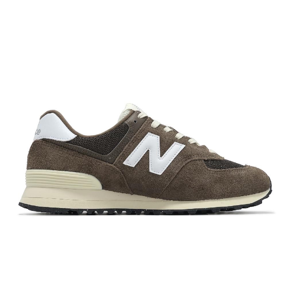 NEW BALANCE 休閒鞋 574 男鞋 女鞋 深草菇 兔毛灰 棕 麂皮 經典 緩衝 情侶鞋 NB U574RBI-D