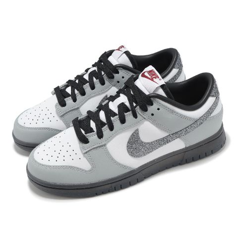 NIKE 耐吉 休閒鞋 Wmns Dunk Low LX 女鞋 灰 黑 閃勾 細閃粉 低筒 HQ3462-191