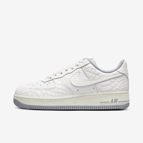 NIKE 耐吉 Nike Air Force 1 '07 [DX2678-100] 女 休閒鞋 運動 AF1 蛇紋 低筒 白灰