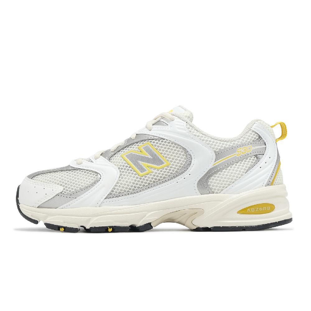 NEW BALANCE 休閒鞋 530 男鞋 女鞋 米白 黃 復古 網布 緩衝 情侶鞋 NB MR530SY-D