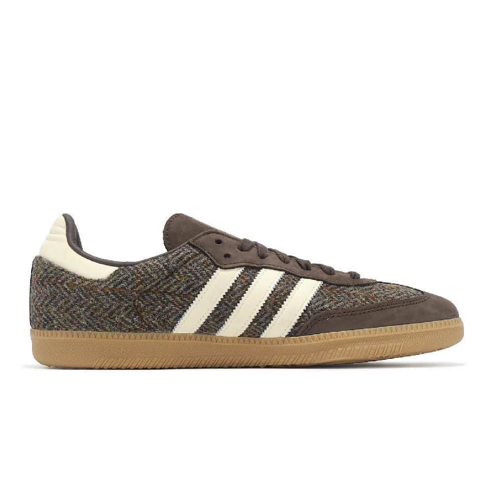 ADIDAS 愛迪達 休閒鞋 Samba OG 男鞋 女鞋 棕 米白 Harris Tweed 毛呢 復古 德訓鞋 愛迪達 ID1450