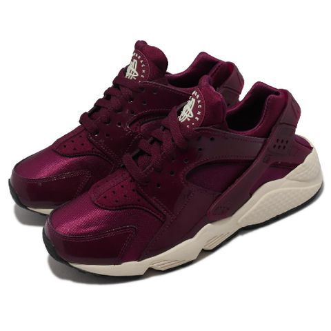 NIKE 耐吉 休閒鞋 Wmns Air Huarache 女鞋 紫 米白 襪套式 武士鞋 避震 運動鞋 DQ8584-600