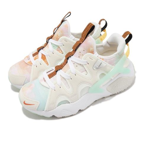 NIKE 耐吉 休閒鞋 Wmns Air Huarache Craft 女鞋 白 綠 襪套式 緩震 FJ7735-031