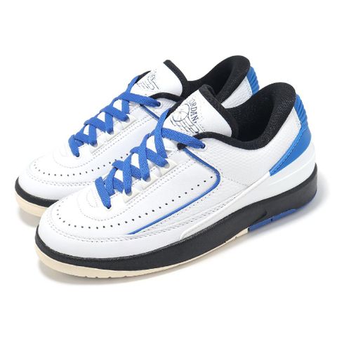 NIKE 耐吉 休閒鞋 Wmns Air Jordan 2 Retro Low 女鞋 白 藍 AJ2 Varsity Royal DX4401-104