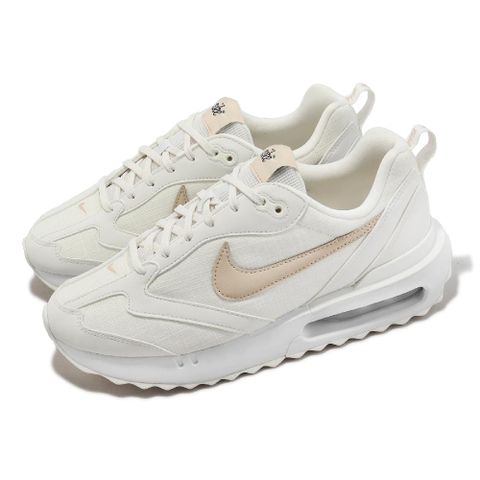 NIKE 耐吉 休閒鞋 Wmns Air Max Dawn 女鞋 白 奶茶 麂皮 氣墊 運動鞋 DX5655-100