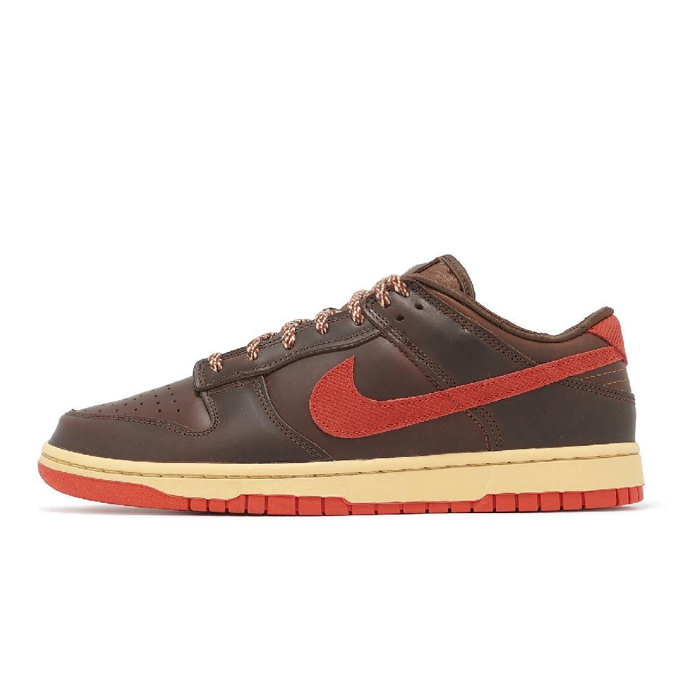 NIKE 耐吉 休閒鞋 Dunk Low Retro 男鞋 女鞋 棕 紅 巧克力色 低筒 燈芯絨 HQ3448-262