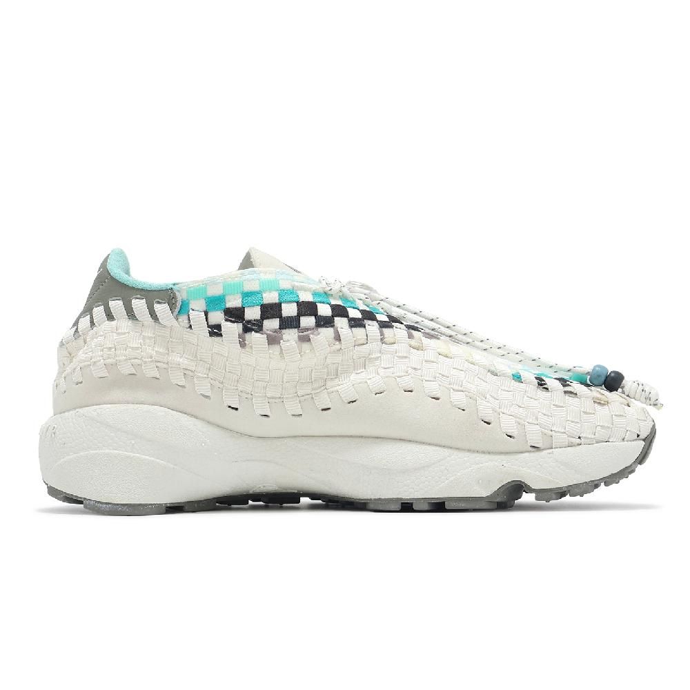 NIKE 耐吉 休閒鞋 Air Footscape Woven NAI-KE 男鞋 編織鞋 白 綠 灰 耐克 HM5656-110