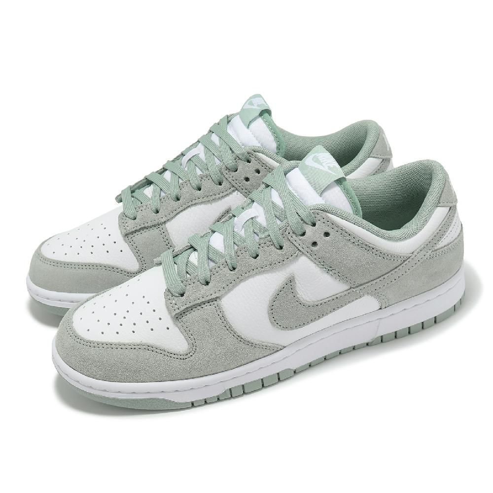 NIKE 耐吉 休閒鞋 Dunk Low Retro SE 綠 灰綠 男鞋 女鞋 麂皮 低筒 FQ8249-101