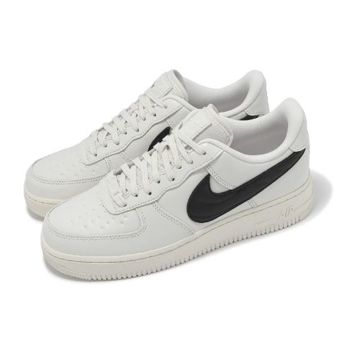 NIKE 耐吉 休閒鞋 Wmns Air Force 1 07 女鞋 男鞋 AF1 白 黑 大勾勾 浮雕 FV1182-001