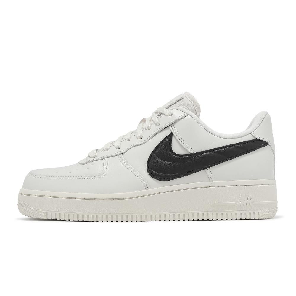 NIKE 耐吉 休閒鞋 Wmns Air Force 1 07 女鞋 男鞋 AF1 白 黑 大勾勾 浮雕 FV1182-001