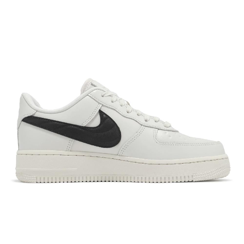 NIKE 耐吉 休閒鞋 Wmns Air Force 1 07 女鞋 男鞋 AF1 白 黑 大勾勾 浮雕 FV1182-001