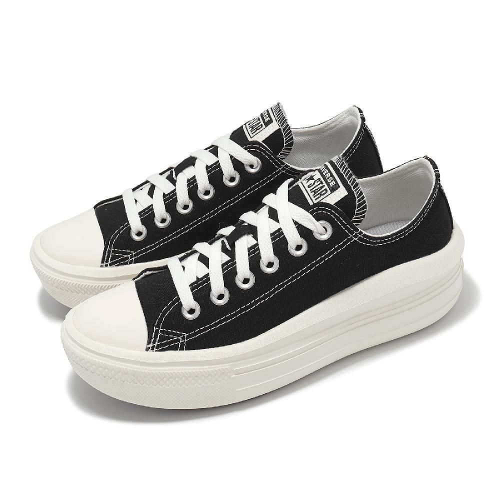 CONVERSE 休閒鞋 Chuck Taylor All Star Move 女鞋 黑 白 厚底 經典 帆布鞋 A12465C