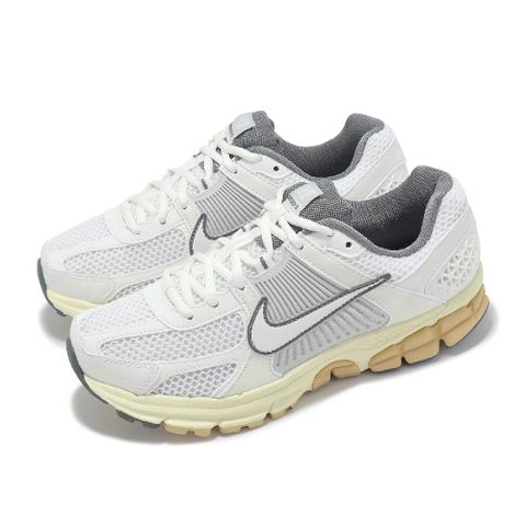 NIKE 耐吉 休閒鞋 Wmns Zoom Vomero 5 女鞋 男鞋 白 灰 復古 網布 運動鞋 FJ2028-101