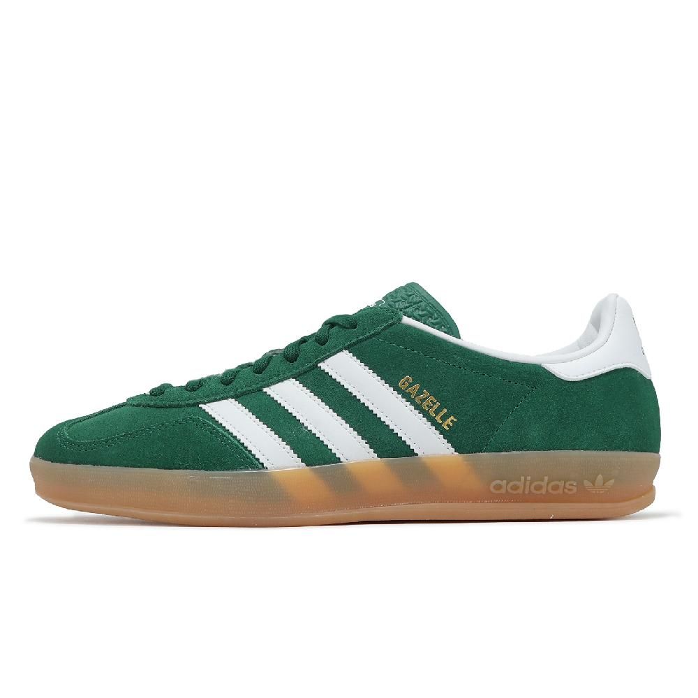 ADIDAS 愛迪達 德訓鞋 Gazelle Indoor 男鞋 女鞋 綠 白 復古 麂皮 休閒鞋 愛迪達 JI2062