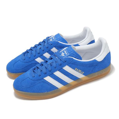 ADIDAS 愛迪達 德訓鞋 Gazelle Indoor 男鞋 女鞋 藍 白 復古 麂皮 休閒鞋 愛迪達 JI2061