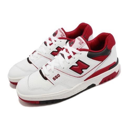 休閒鞋 550 男鞋 女鞋 白 紅 皮革 復古 奶油底 經典 低筒 NB BB550SE1-D