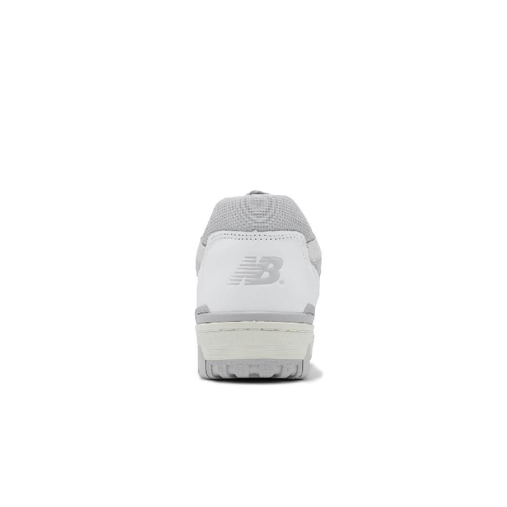 NEW BALANCE 休閒鞋 550 男鞋 白 雨雲灰 皮革 復古 NB 情侶鞋 BB550NEA-D