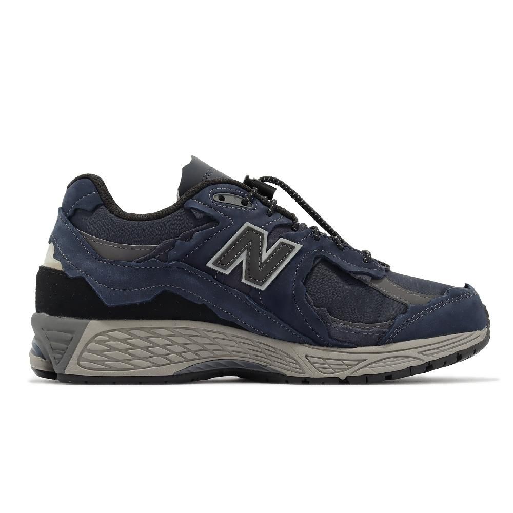 NEW BALANCE 休閒鞋 2002R 男鞋 女鞋 藍 黑 拼接 抗撕裂鞋面 快速繫繩 運動鞋 NB M2002RDO-D