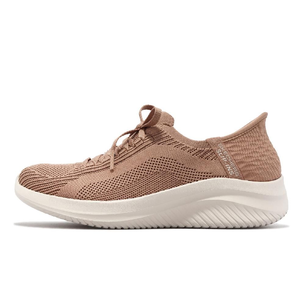 SKECHERS 休閒鞋 Ultra Flex 3.0 Slip-Ins 女鞋 卡其 瞬穿科技 輕量 套入式 149710TAN