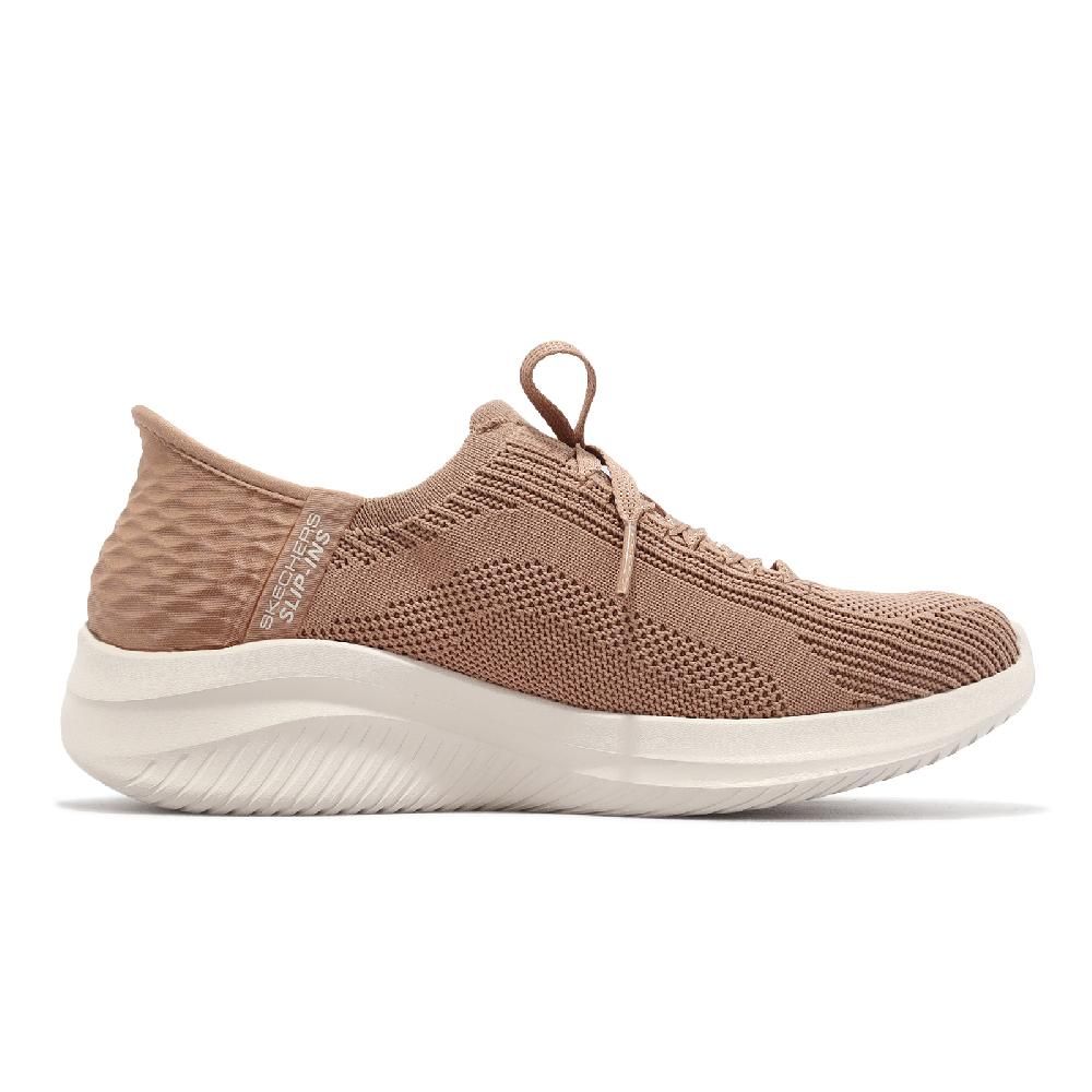 SKECHERS 休閒鞋 Ultra Flex 3.0 Slip-Ins 女鞋 卡其 瞬穿科技 輕量 套入式 149710TAN