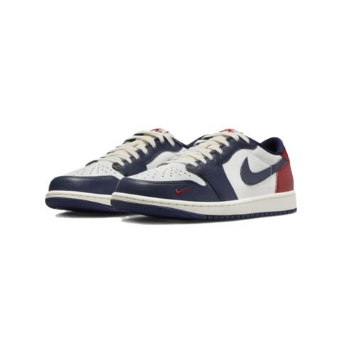 NIKE 耐吉 Air Jordan 1 Retro Low OG Howard University 復古紅藍 皮革 休閒鞋 男鞋 HQ2993-100