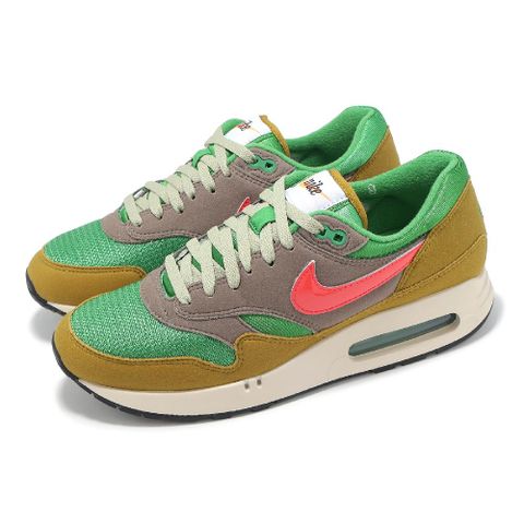 NIKE 耐吉 休閒鞋 Air Max 1 PRM Powerwall BRS 男鞋 黃 綠 粉紅 氣墊 HF0551-300