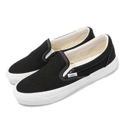 VANS 懶人鞋 OG Classic Slip-On Vault 男鞋 女鞋 黑 白 休閒鞋 基本款 情侶鞋 VN0A45JK1WX