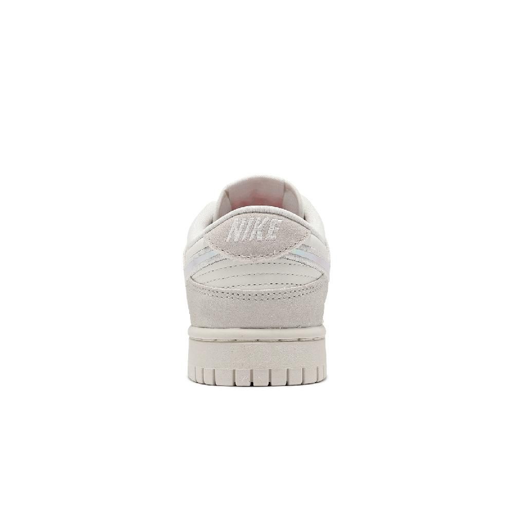 NIKE 耐吉 休閒鞋 Wmns Dunk Low 女鞋 米白 lridescent Swoosh 皮革 經典 HF5074-133