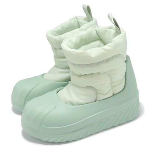 ADIDAS 愛迪達 防水雨靴 AdiFom Superstar Winter Boot 女鞋 綠 套入式 靴子 愛迪達 IG2161