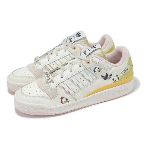 adidas 愛迪達 x Disney Forum Low CL 休閒鞋 男鞋 米白 聯名 迪士尼 唐老鴨姪子 愛迪達 JR5457