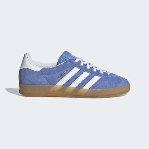 adidas 愛迪達 GAZELLE INDOOR W 休閒鞋 女鞋 藍色 復古-HQ8717