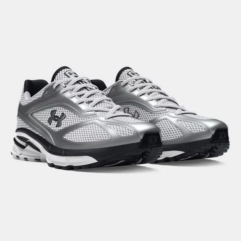 【UNDER ARMOUR】UA HOVR Apparition 休閒鞋 男鞋 女鞋 銀灰色-3027595-106