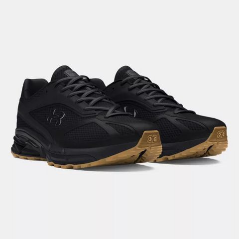 【UNDER ARMOUR】UA HOVR Apparition 休閒鞋 男鞋 女鞋 黑色 膠底-3028121-001