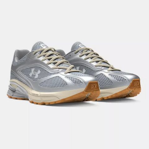 【UNDER ARMOUR】UA HOVR Apparition 休閒鞋 男鞋 女鞋 銀灰色 膠底-3027595-102