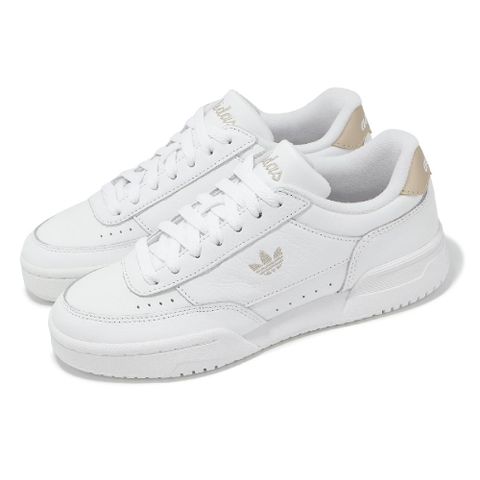 adidas 愛迪達 休閒鞋 Court Super W 女鞋 白 米白 皮革 三葉草 小白鞋 愛迪達 IF9432