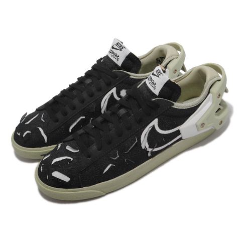 NIKE 耐吉 休閒鞋 Blazer Low X ACRONYM 男鞋 女鞋 限量 聯名款 黑 綠 可拆解 DO9373-001