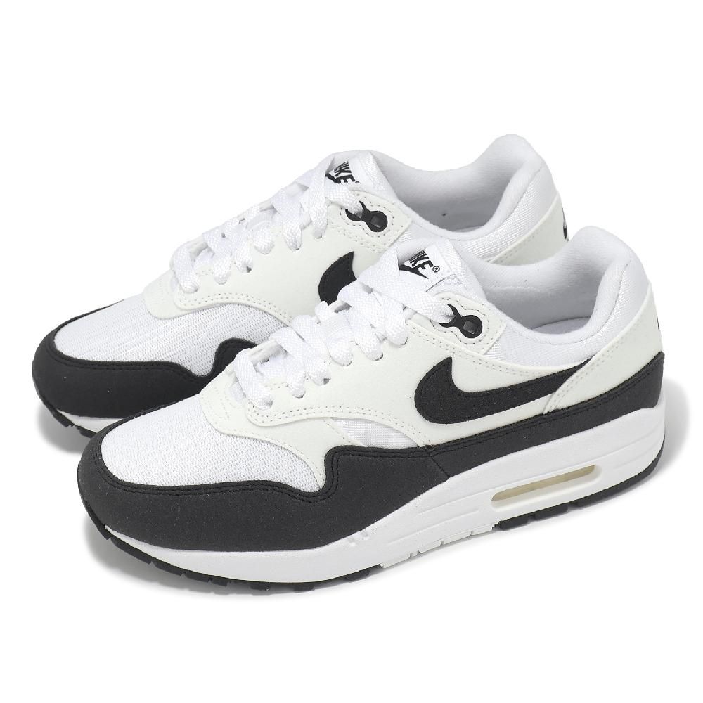 NIKE 耐吉 休閒鞋 Wmns Air Max 1 女鞋 白 黑 殺人鯨 氣墊 經典 運動鞋 DZ2628-102