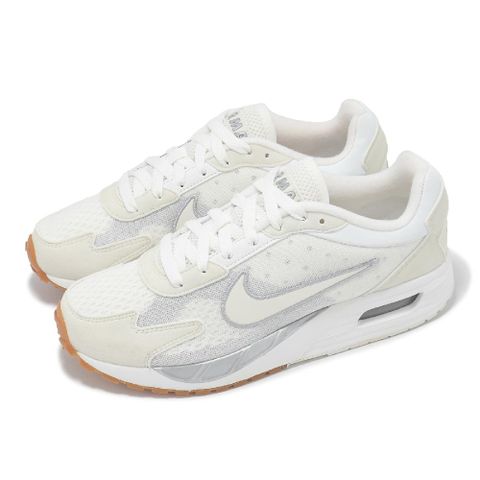 NIKE 耐吉 休閒鞋 Wmns Air Max Solo 女鞋 米白 銀 膠底 復古 氣墊 運動鞋 FN0784-104