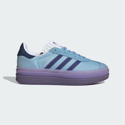 Adidas Gazelle Bold X KS W IG4339 女 休閒鞋 運動 經典 三葉草 厚底 聯名 藍紫