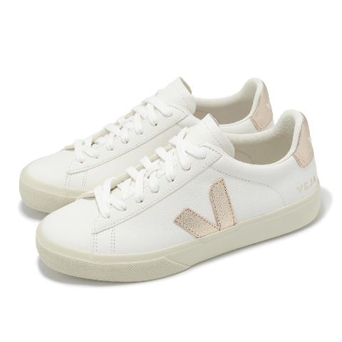 休閒鞋 Campo Chromefree Leather 女鞋 白 玫瑰金 皮革 經典 小白鞋 CP0503495A