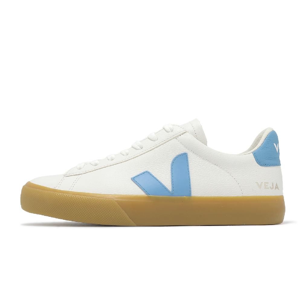 VEJA 休閒鞋 Campo Chromefree Leather 女鞋 白 藍 皮革 膠底 經典 小白鞋 CP0503645A