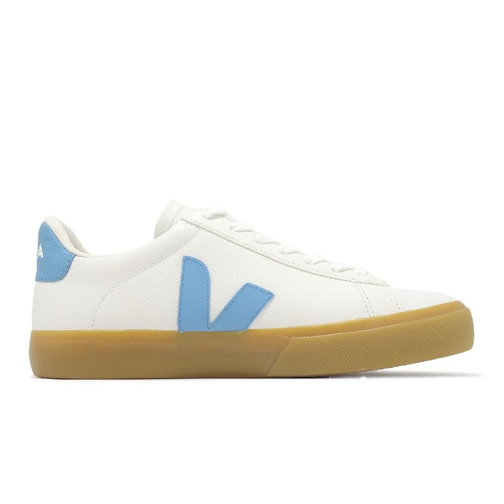 VEJA 休閒鞋 Campo Chromefree Leather 女鞋 白 藍 皮革 膠底 經典 小白鞋 CP0503645A