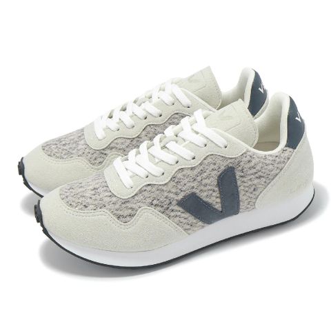 VEJA 休閒鞋 SDU REC Flannel 女鞋 灰 藍 拼接 麂皮 網布 復古 RR0403075A