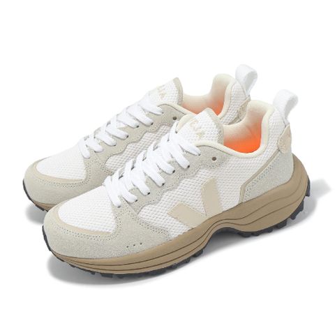 VEJA 休閒鞋 Venturi II Alveomesh 女鞋 米白 灰 棕 拼接 麂皮 網布 老爹鞋 VR1803756A
