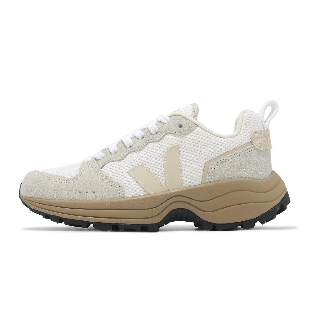 VEJA 休閒鞋 Venturi II Alveomesh 女鞋 米白 灰 棕 拼接 麂皮 網布 老爹鞋 VR1803756A